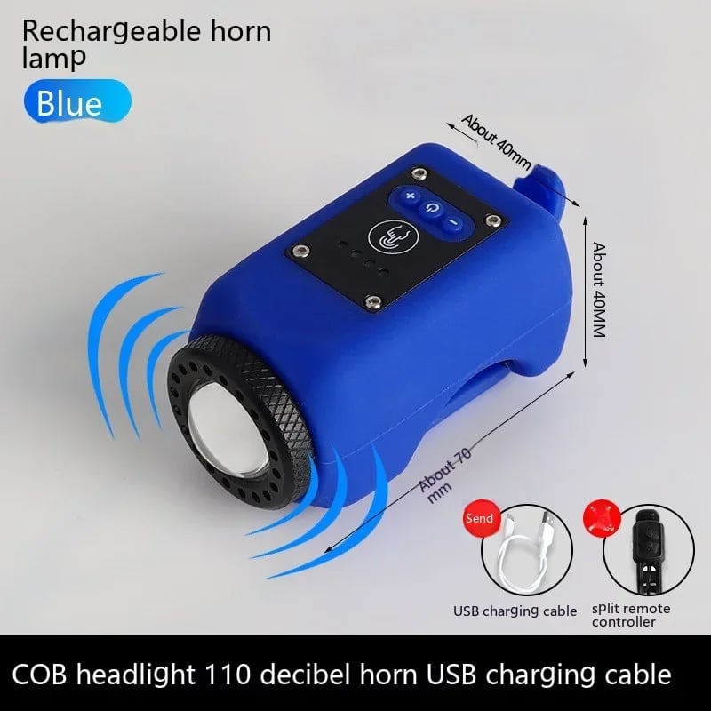 LioraNest Bike Electronic Horn with Large Range Floodlight
