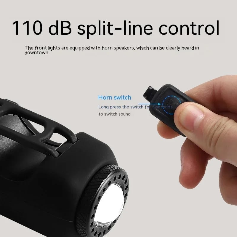 LioraNest Bike Electronic Horn with Large Range Floodlight