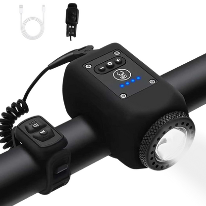LioraNest Bike Electronic Horn with Large Range Floodlight