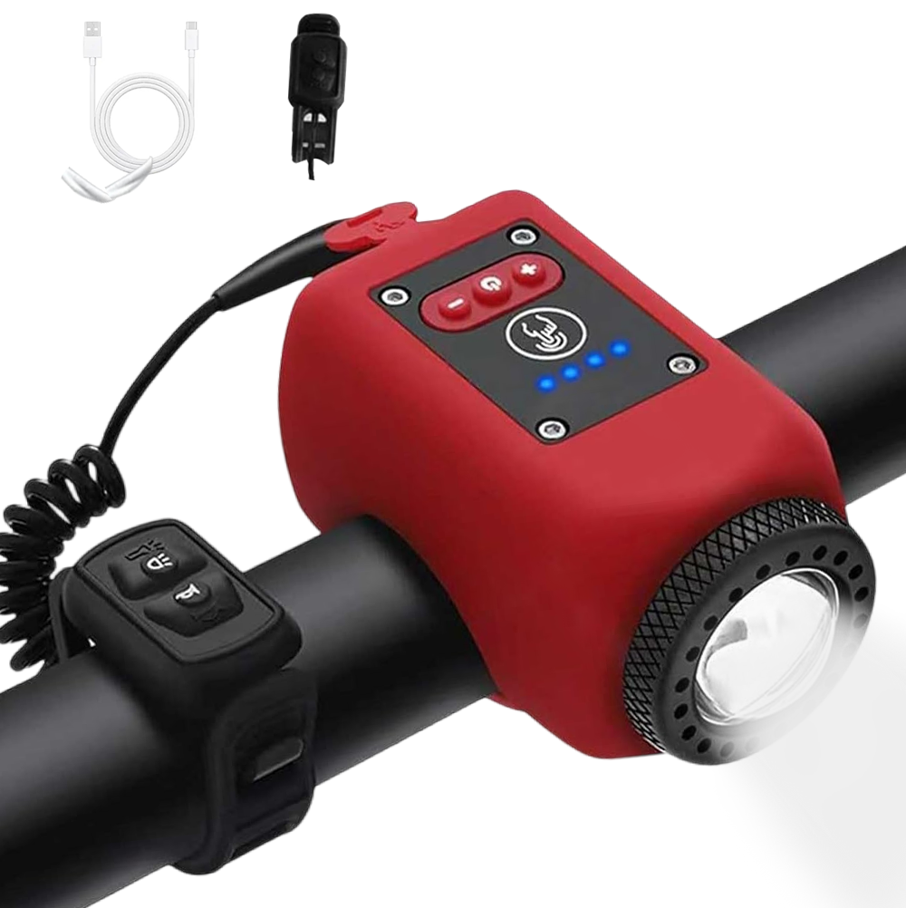 LioraNest Bike Electronic Horn with Large Range Floodlight
